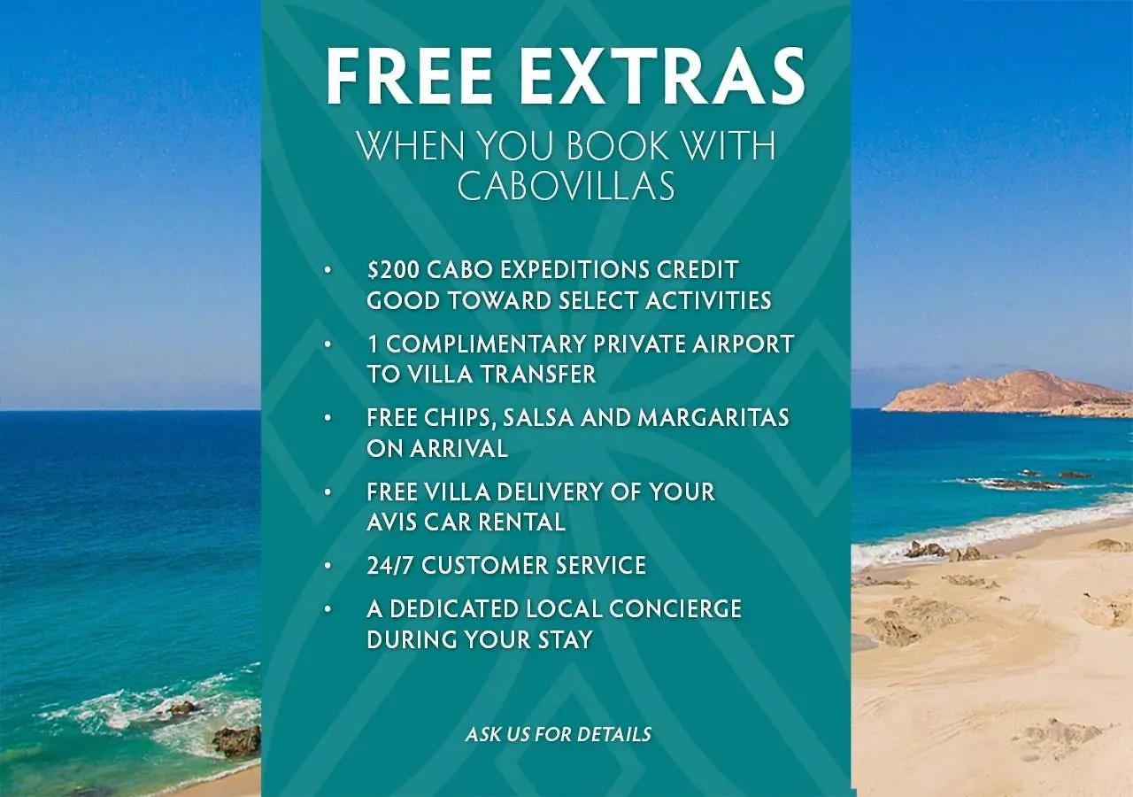 Gorgeous Ocean View Fits 17 Guests, Villa del Sol Cabo San Lucas